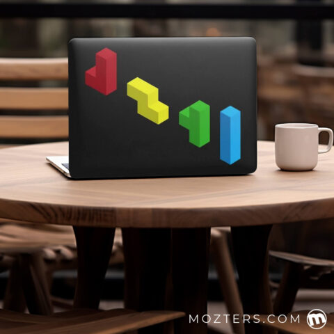 Tetris Blocks Laptop Skins