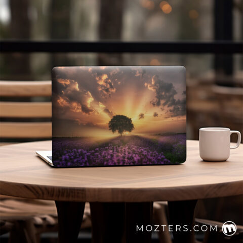 Trees & Sunset Laptop Skins