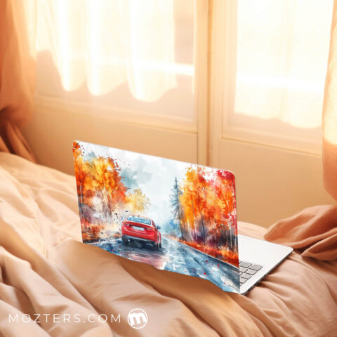 Watercolor Car Painting Laptop Skins