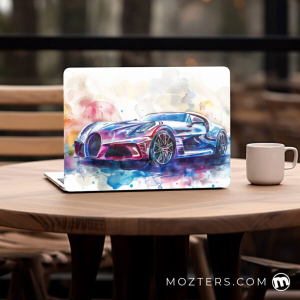 Watercolor Painting Car Laptop Skins